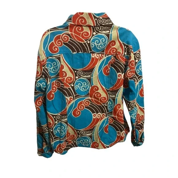 Gandy Couture Button Down Jacket with Sequins Size XL - Picture 4 of 5